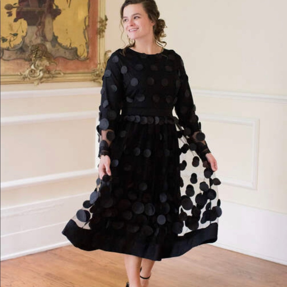 Black New York Nights Dress by Dainty Jewells size M